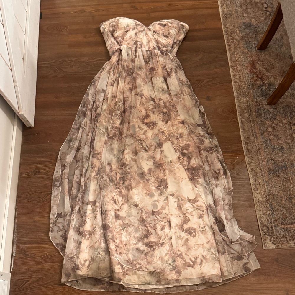 Jenny‎ Yoo Collection Tan Gown - Picture 2 of 9